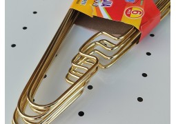 Вішалки-плечики металеві 400х4мм. з поворотним гачком (золотисті)